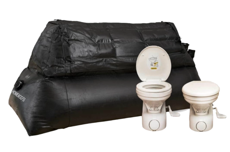 מערכת הום ביוגז 4 עם 2 אסלות